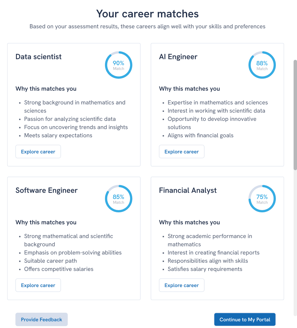 LLM-Powered Career Assessment